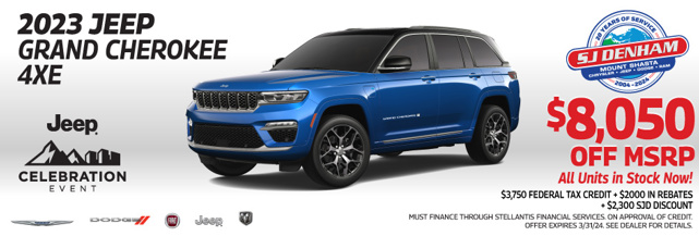 2023 Jeep Grand Cherokee 4xe - $8,050 Off MSRP